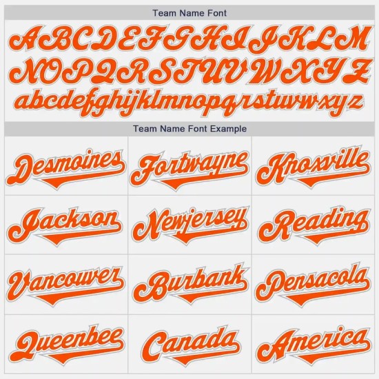 Custom White Orange-Gray Authentic Two Tone Baseball Jersey Custom White Orange-Gray Authentic Two Tone Baseball Jersey