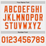 Custom White Orange-Gray Authentic Two Tone Baseball Jersey Custom White Orange-Gray Authentic Two Tone Baseball Jersey