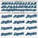 Custom White Navy Gray-Teal Authentic Sleeveless Baseball Jersey