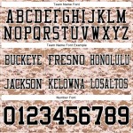 Custom Camo Black-White 3D Pattern Salute To Service Mesh Authentic Football Jersey