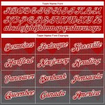 Custom Red Steel Gray-White 3D Pattern Design Gradient Square Shapes Performance T-Shirt