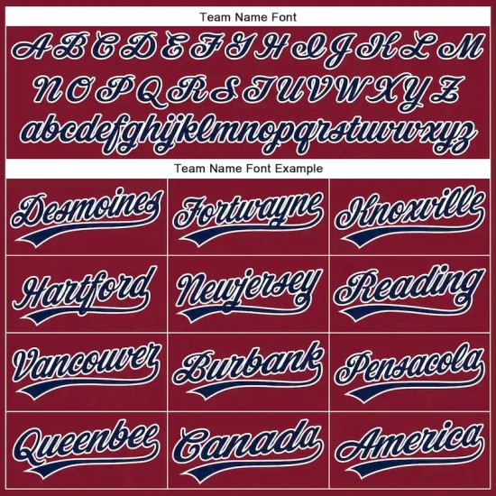 Custom Crimson White Pinstripe Navy Authentic Baseball Jersey