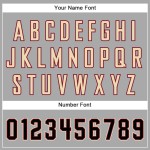 Custom Gray Black Pinstripe Black-Crimson Authentic Baseball Jersey