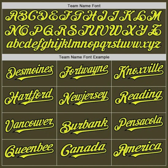 Custom Olive Neon Yellow Cream-Black Pinstripe Authentic Split Fashion Salute To Service Baseball Jersey