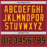 Custom Maroon Black-Gold Mesh Authentic Throwback Baseball Jersey