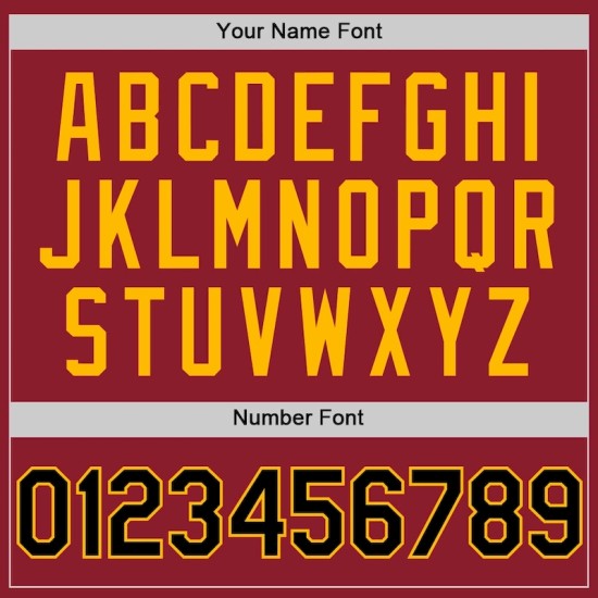 Custom Maroon Black-Gold Mesh Authentic Throwback Baseball Jersey