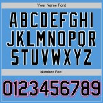 Custom Powder Blue Black-Hot Pink Performance Vapor Golf Polo Shirt