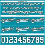 Custom Teal White-Black Authentic Basketball Shorts