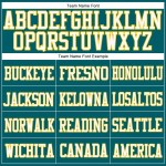 Custom Teal White-Gold Mesh Authentic Football Jersey Custom Teal White-Gold Mesh Authentic Football Jersey