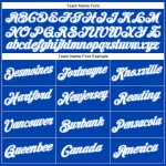 Custom Thunder Blue White-Light Blue Performance T-Shirt