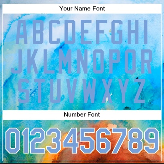 Custom Tie Dye Light Blue-White 3D Authentic Baseball Jersey