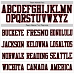 Custom White Black-Red Mesh Authentic Football Jersey