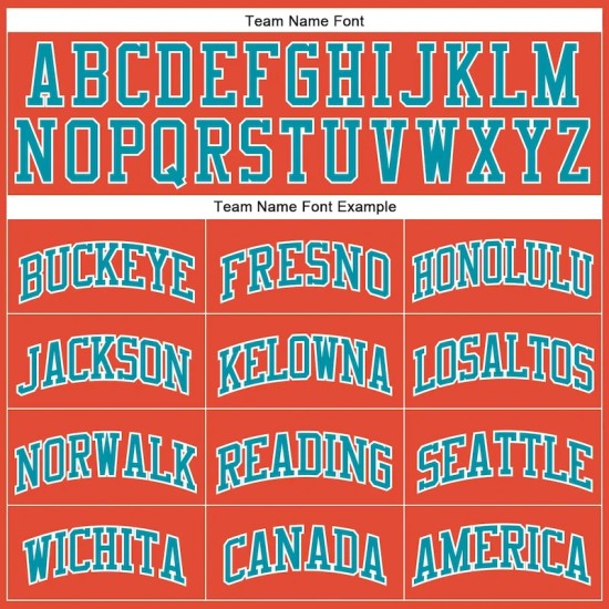 Custom Orange White Pinstripe Teal Authentic Basketball Jersey