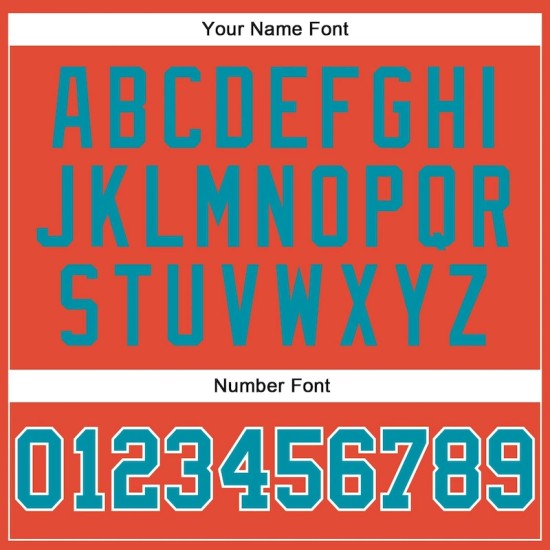 Custom Orange White Pinstripe Teal Authentic Basketball Jersey