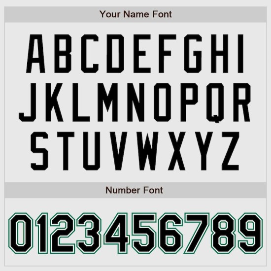 Custom White Kelly Green Pinstripe Black-Kelly Green Authentic Raglan Sleeves Baseball Jersey