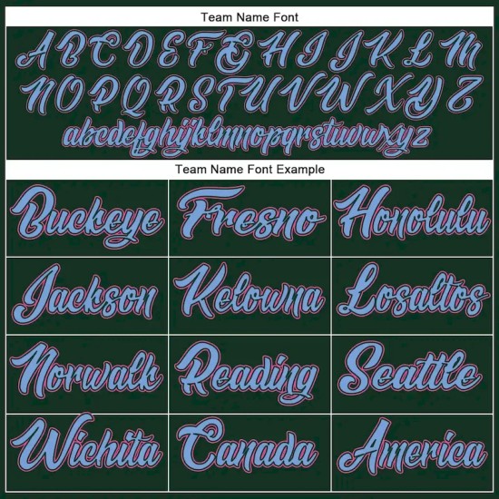 Custom Green Pink-Light Blue Authentic Baseball Jersey